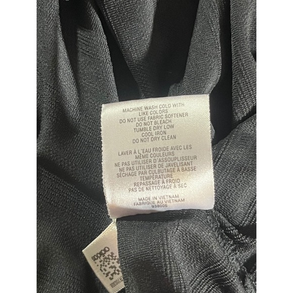 Adidas ClimaCool Black Short Sleeve Polo Shirt Womens Medium Black Stripe - Picture 4 of 8